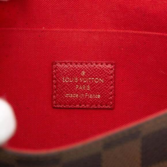 LOUIS VUITTON Brown Damier Leather Pochette Shoulder Bag - Picture 6 of 8